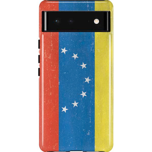 Venezuela Flag Distressed Pixel Cases